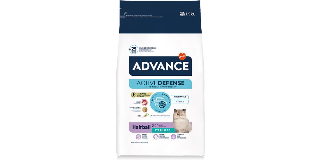 Advance Sterilized Hairball Crocchette per gatto…