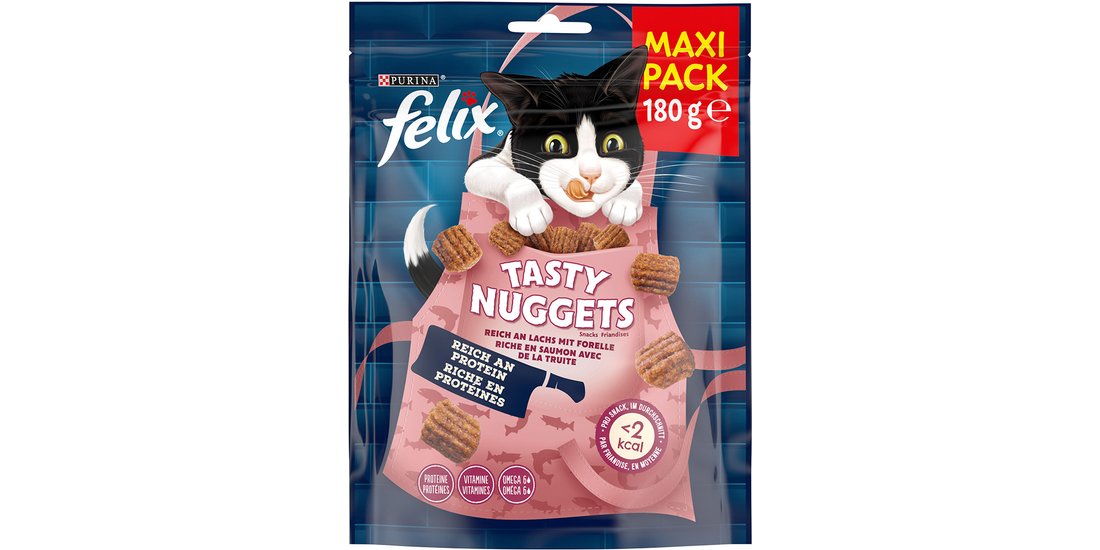 Felix Tasty Nuggets Salmone e Trota Snack per…