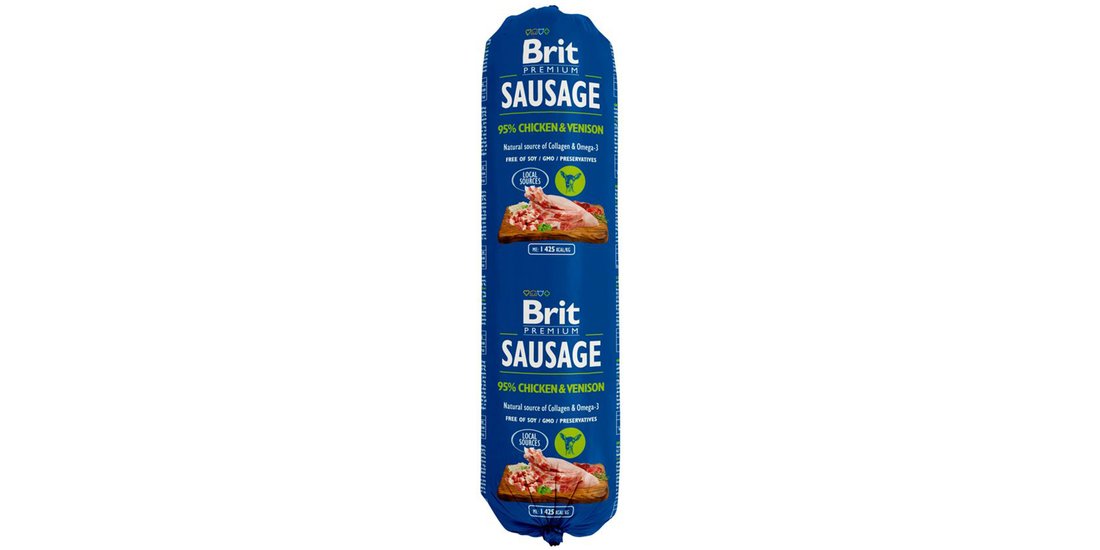 Brit Premium Sausage 24 x 800 g umido per cane…