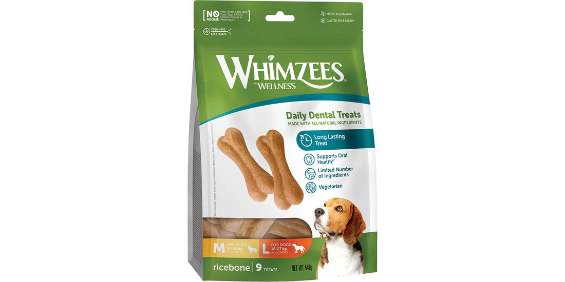 Whimzees by Wellness Ricebones – Tg M/L: cani…