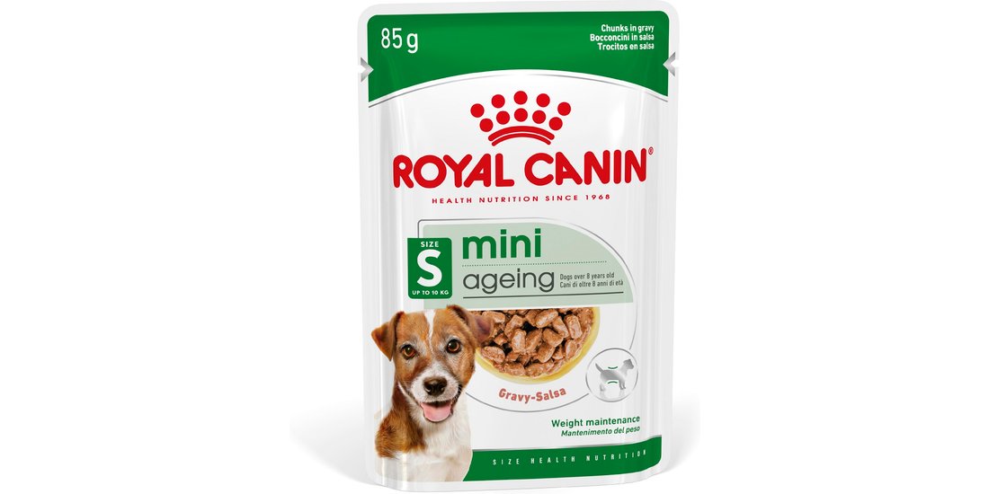 Royal Canin Mini Ageing umido in salsa per cane…