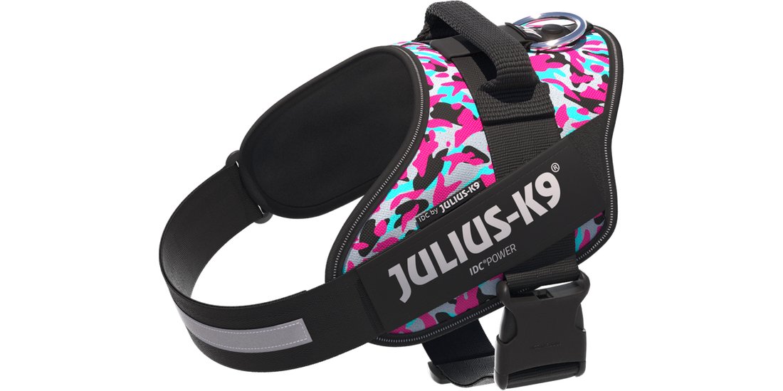 JULIUS-K9 IDC Powerharness rosa e grigio – Taglia…