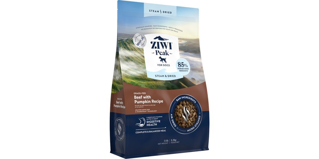 Ziwi Peak Steam & Dried Manzo con Zucca Crocchette…