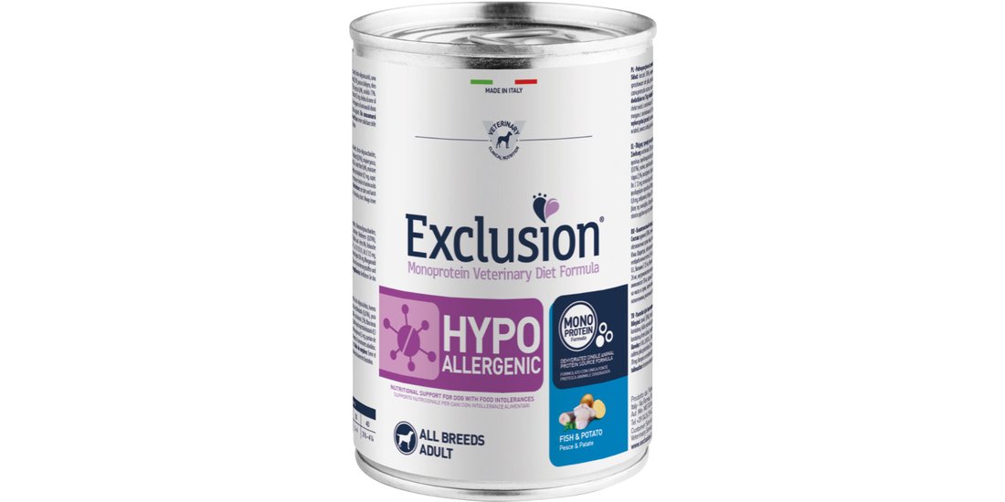 Exclusion Diet Hypoallergenic 24 x 400 g – Pesce…