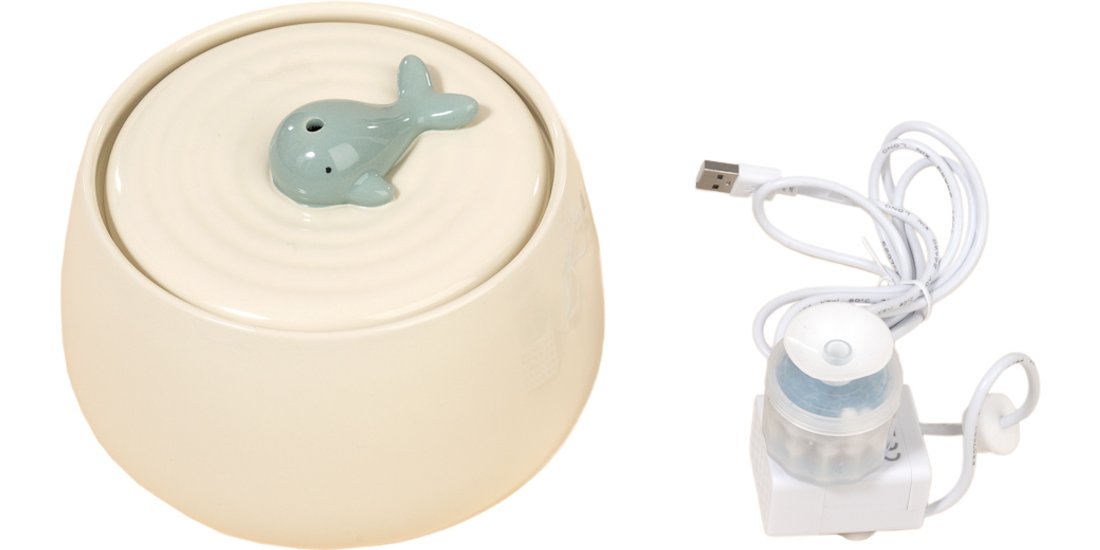TIAKI Fontanella in ceramica Balena – 13 litri…