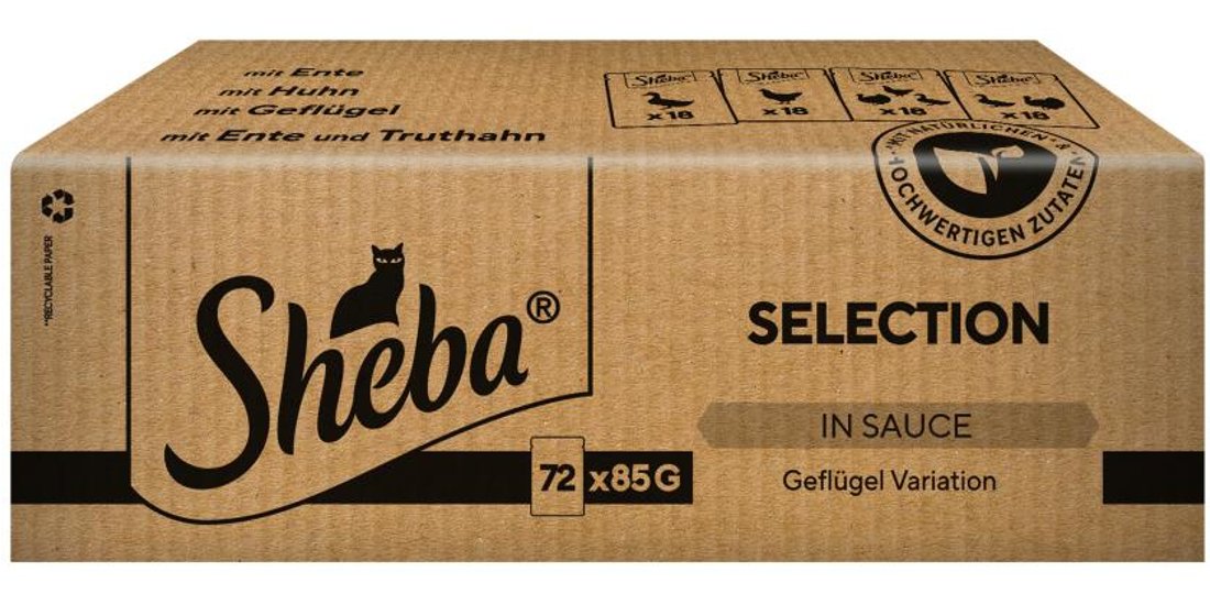 Sheba in buste 72 x 85 g Umido per gatto – Selezione…
