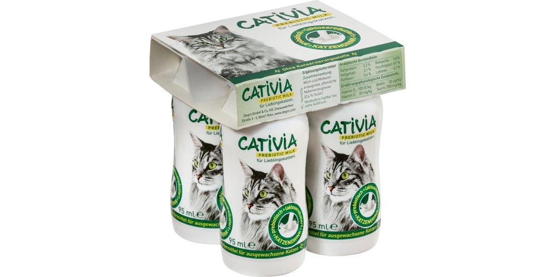 Cativia Latte per gatti – 4 x 95 ml