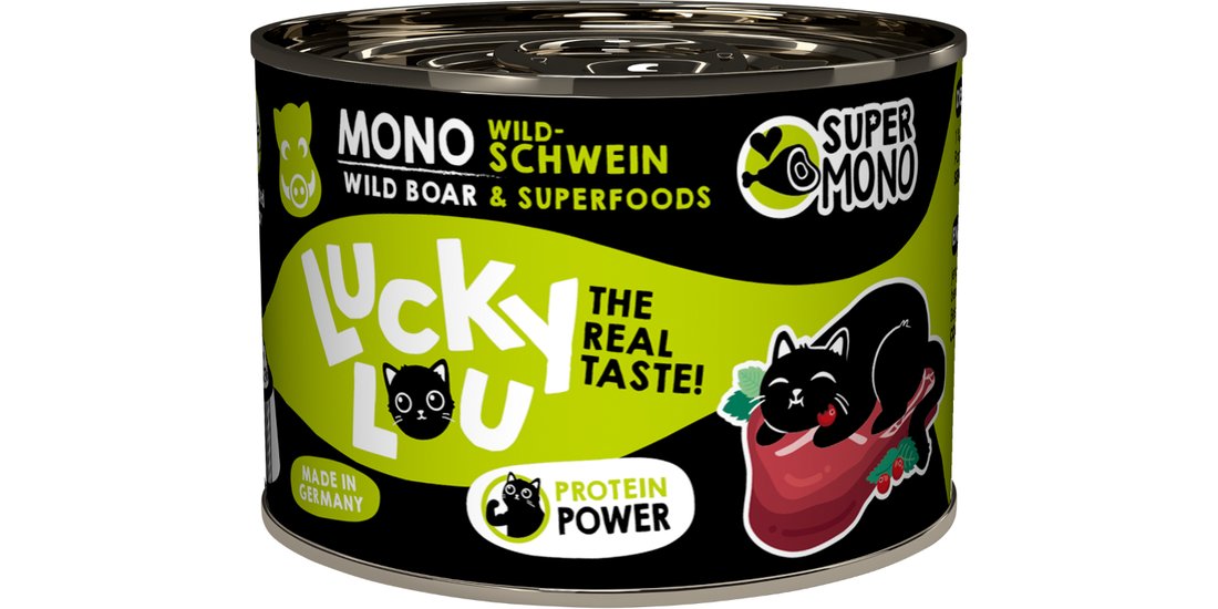 Lucky Lou SuperMono² 6 x 200 g – Cinghiale