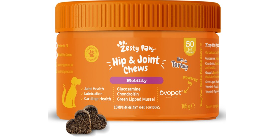 Zesty Paws Hip & Joint Chews Tacchino – 50 pz