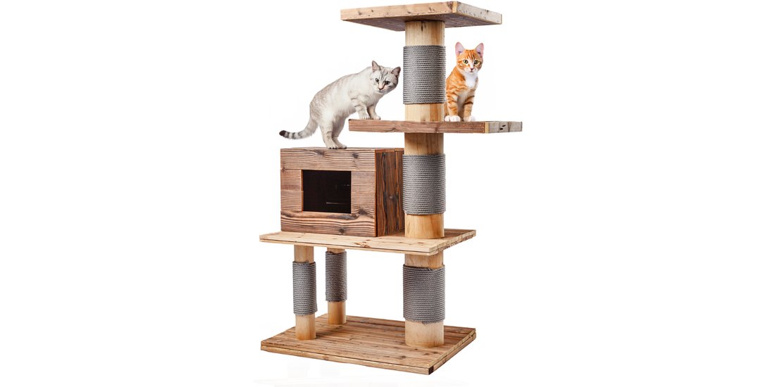 Tiragraffi Canadian Cat Company Woody – marrone…
