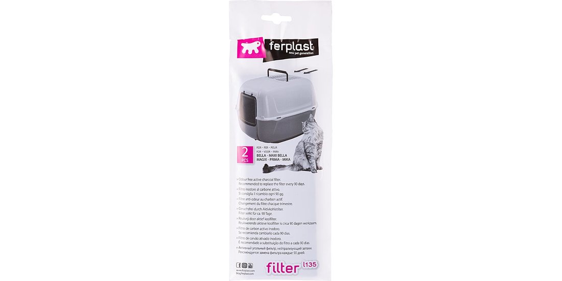 Ferplast Filtro al carbone attivo per toilette…