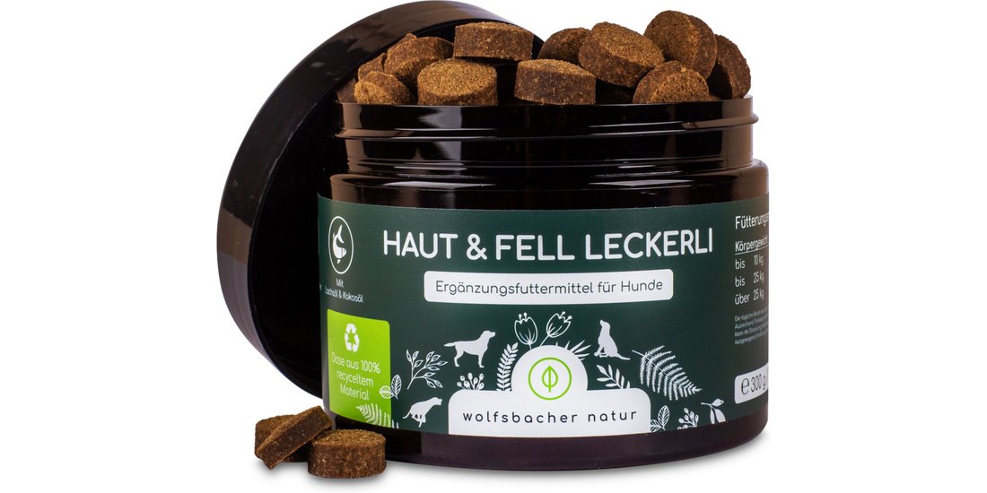 Wolfsbacher Natur Snack Skin & Coat – 300 g