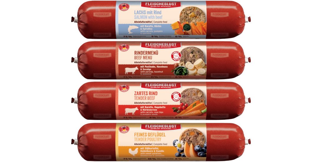Fleischeslust Classic 8 x 400 g – Mix: 2x Pollame…