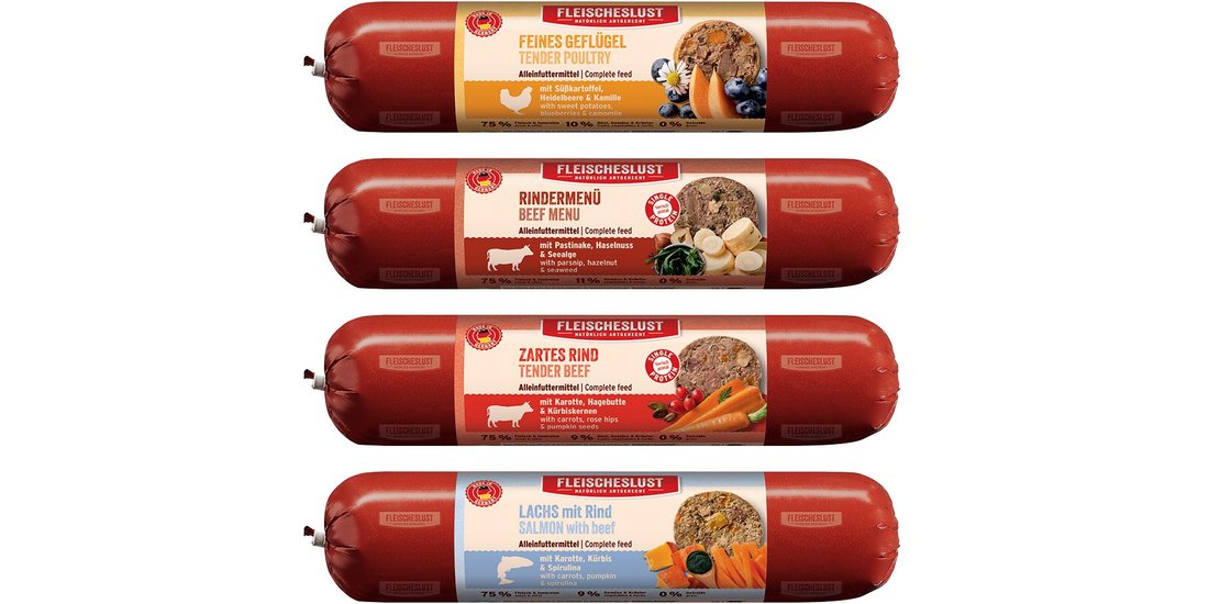 Fleischeslust Classic 12 x 800 g – Mix (4 Varianti…