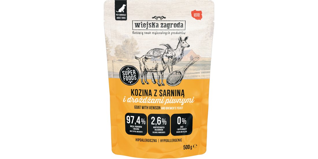 Wiejska Zagroda Dog Adult in busta 3 x 500 g – …