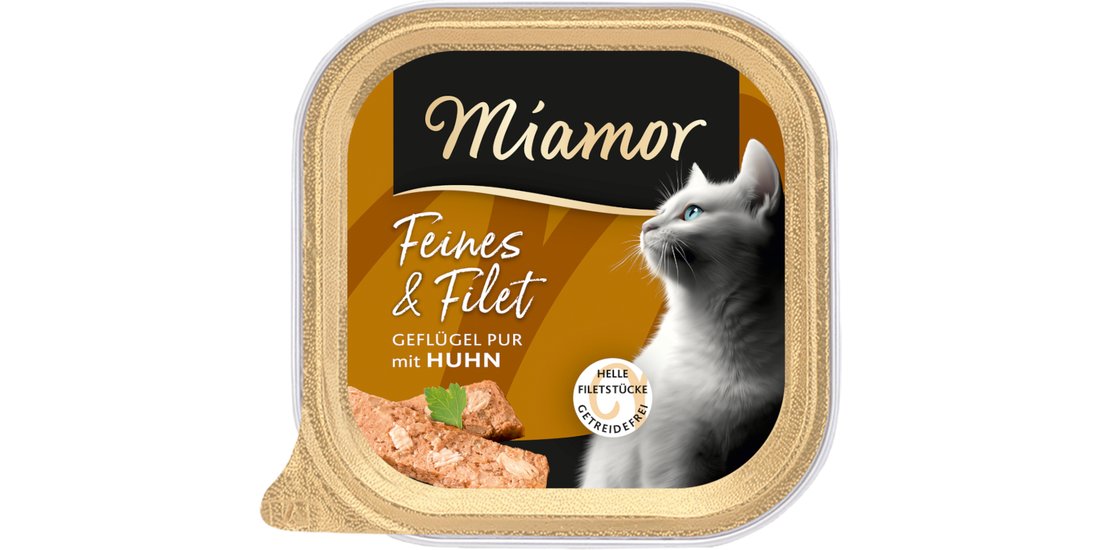 Miamor Fine & Filet 16 x 100 g – Pollame puro…