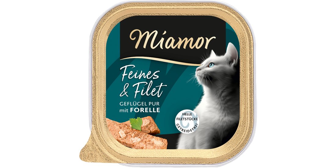 Miamor Feines & Filet 32 x 100 g – Pollame puro…