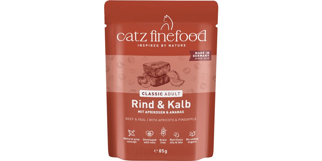 catz finefood 8 x 85 g – Manzo & Vitello