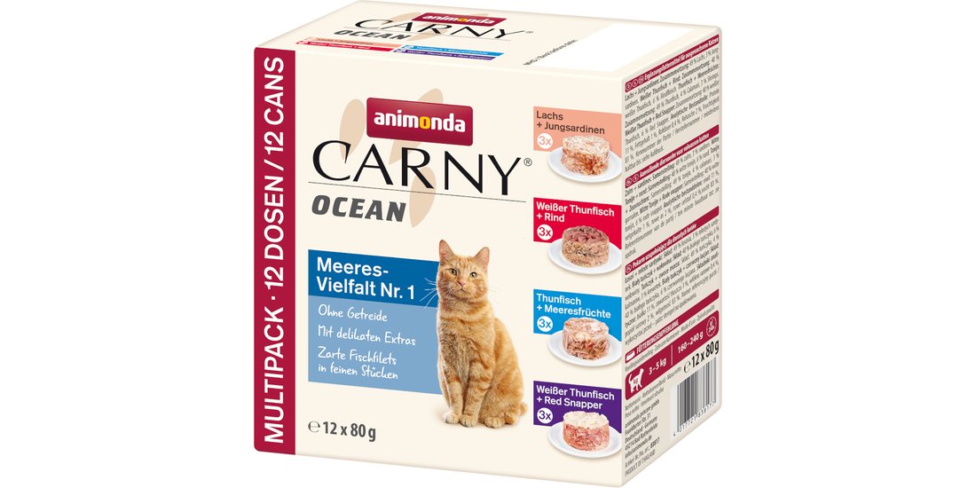 animonda Carny Ocean 24 x 80 g – Mix 1: 3 diverse…