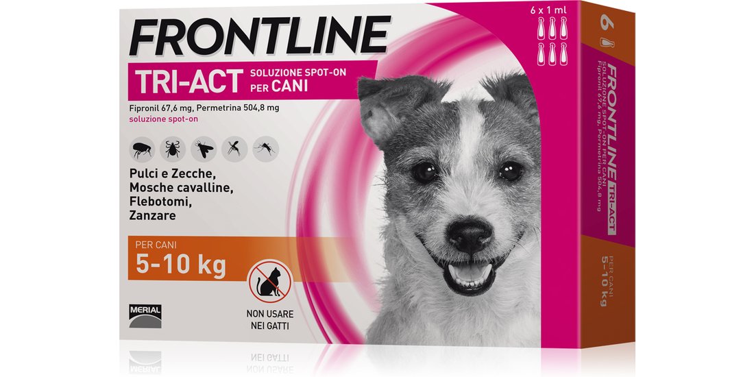 Frontline Tri Act cane: tutte le soluzioni pipette…