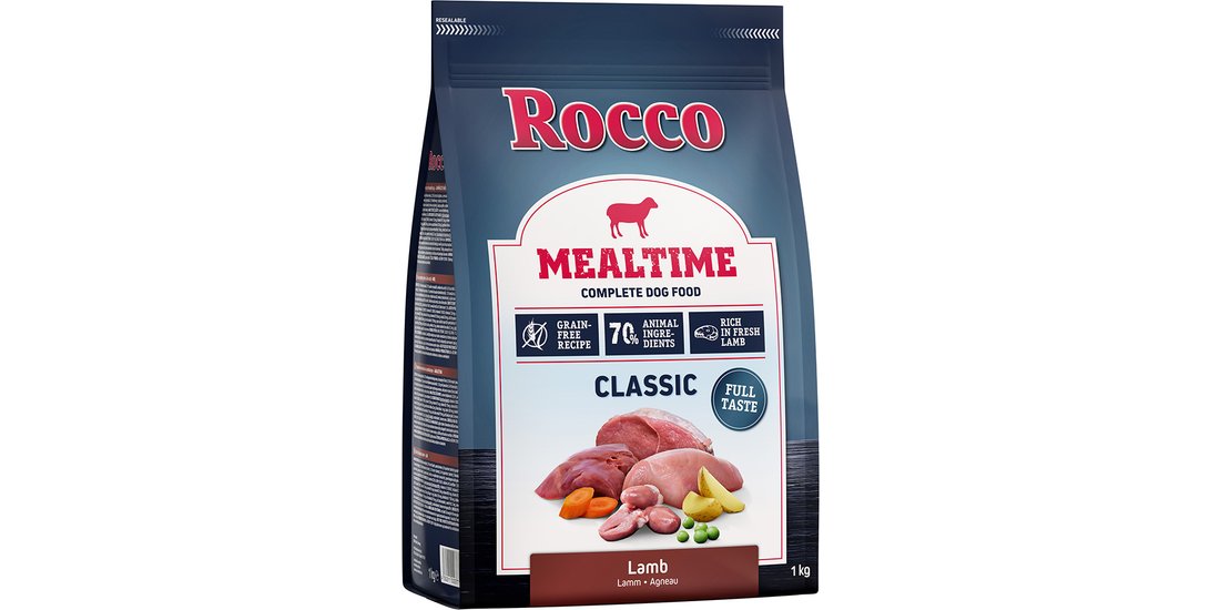 Rocco Mealtime – ricco di Agnello fresco Crocchette…