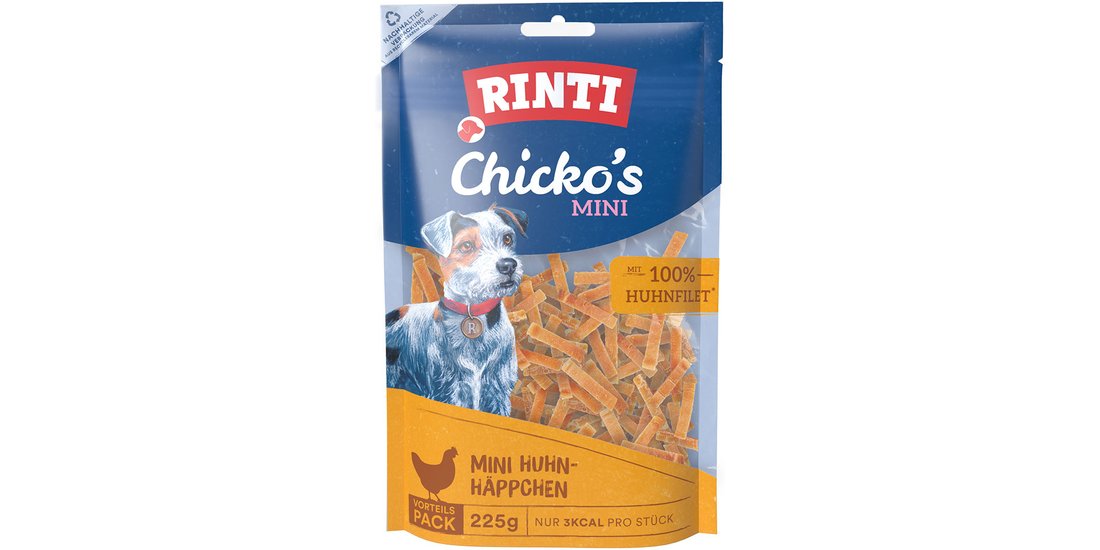 RINTI Chicko Mini Snack per cane – 225 g Pollo…