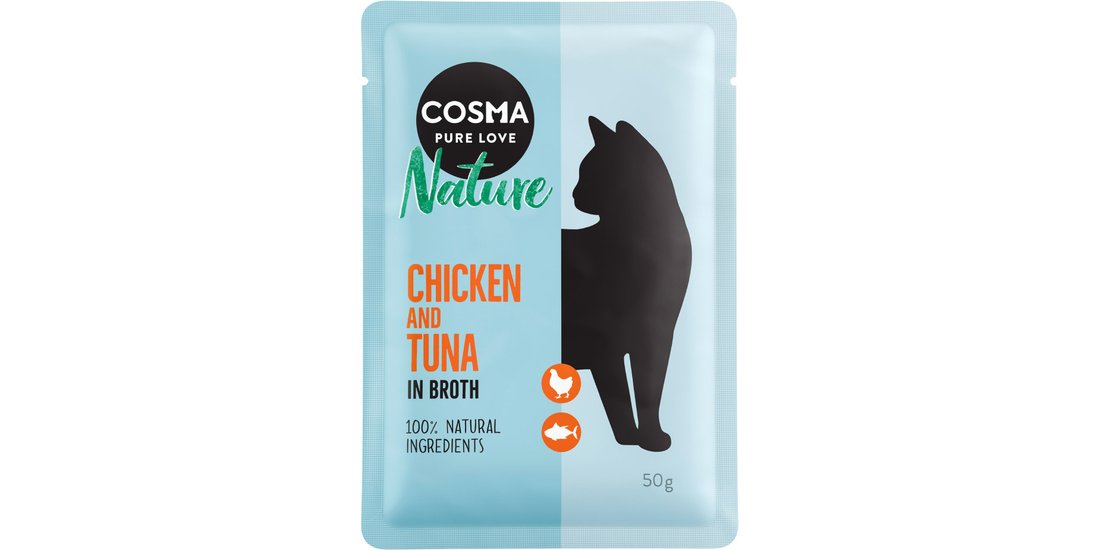 Set prova! Cosma Nature in busta umido per gatto…