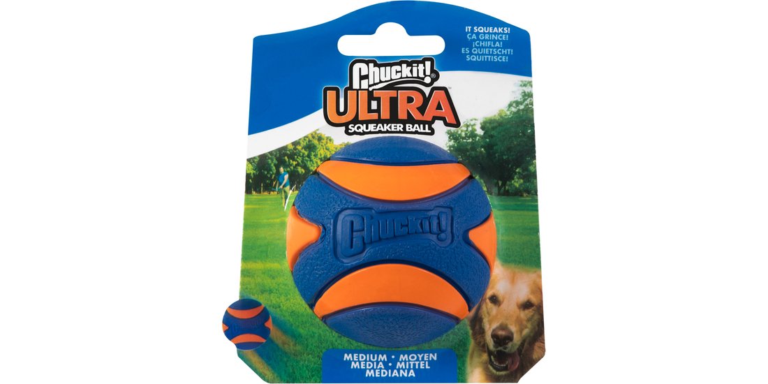 Chuckit! Palla gioco Ultra Squeaker per cane – …