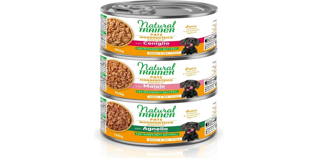 Natural Trainer Pate Monoproteico Small & Toy…