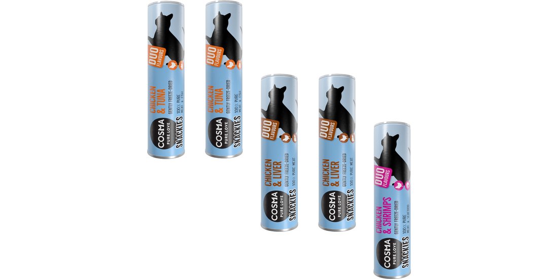 Multipack risparmio! 5 x Cosma snackies DUO – …