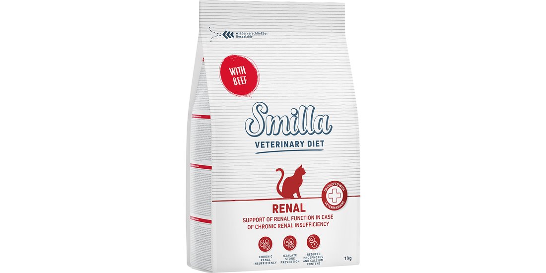 Smilla Veterinary Diet Renal Manzo Crocchette…