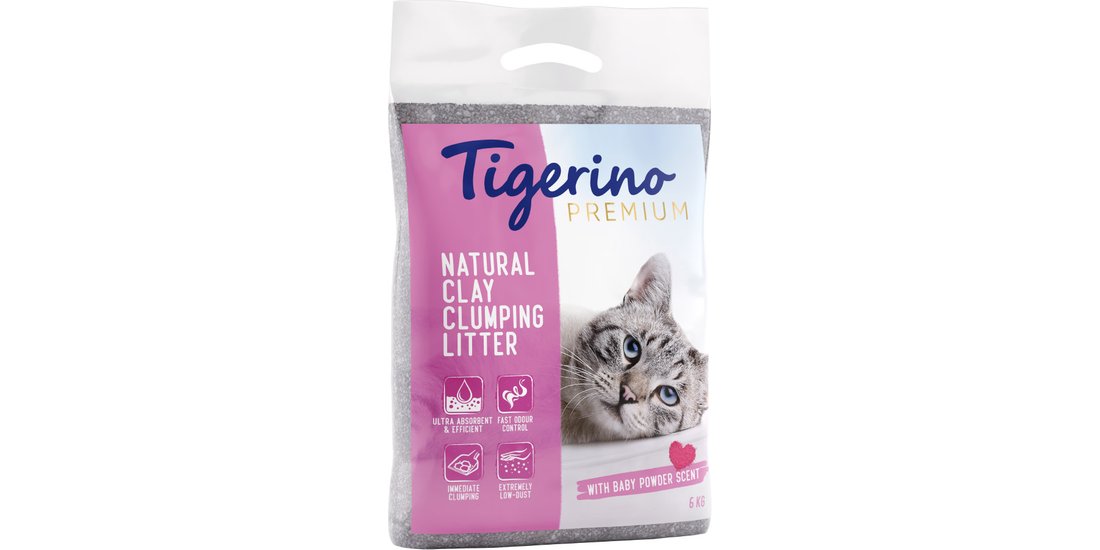 Lettiera Tigerino Premium – al borotalco – confezione…
