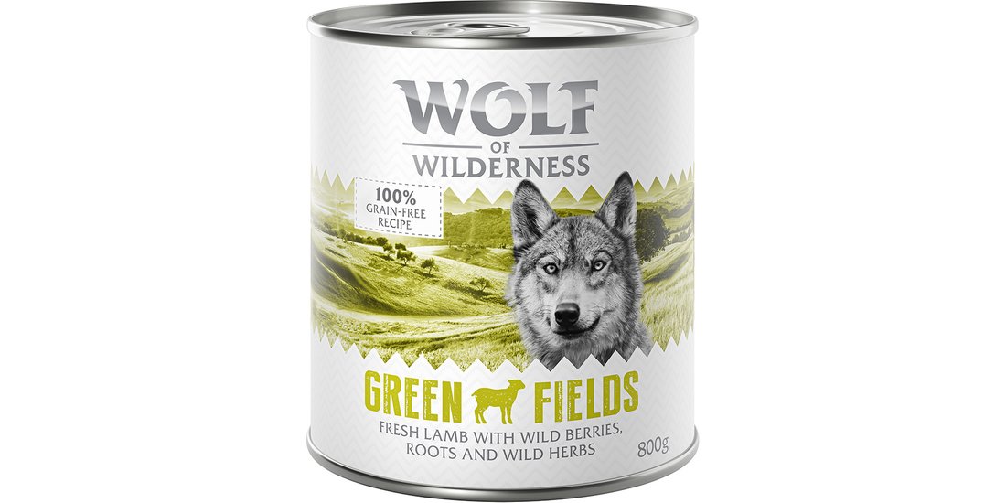 Wolf of Wilderness Adult 12 x 800 g umido Single…