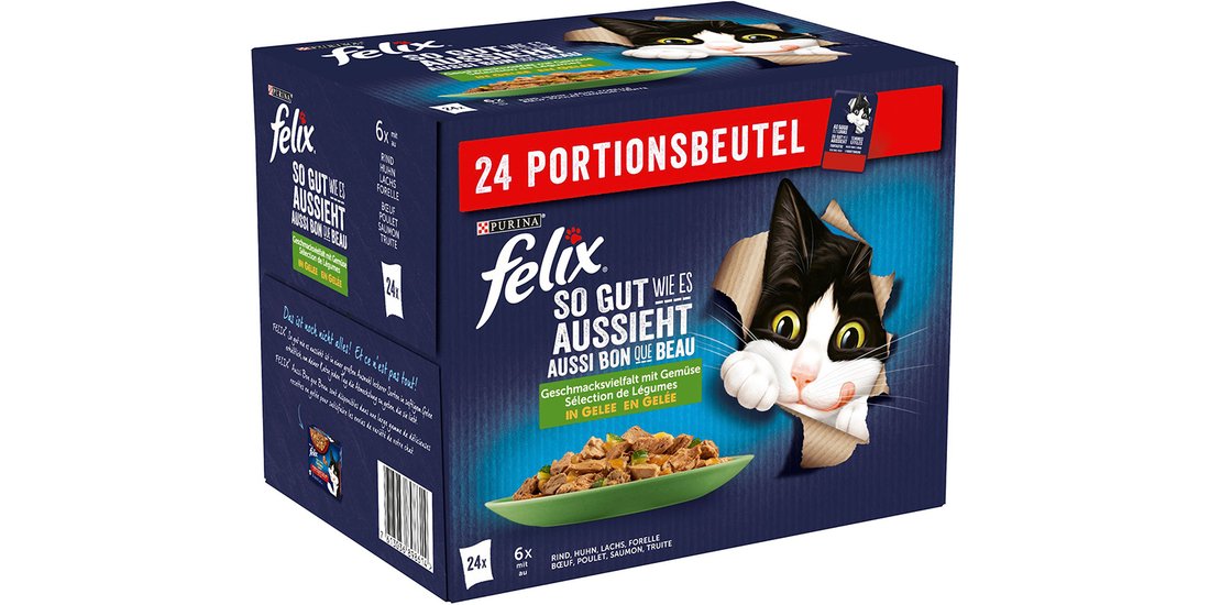 Felix Le Ghiottonerie in Gelatina 24 x 85 g Alimento…