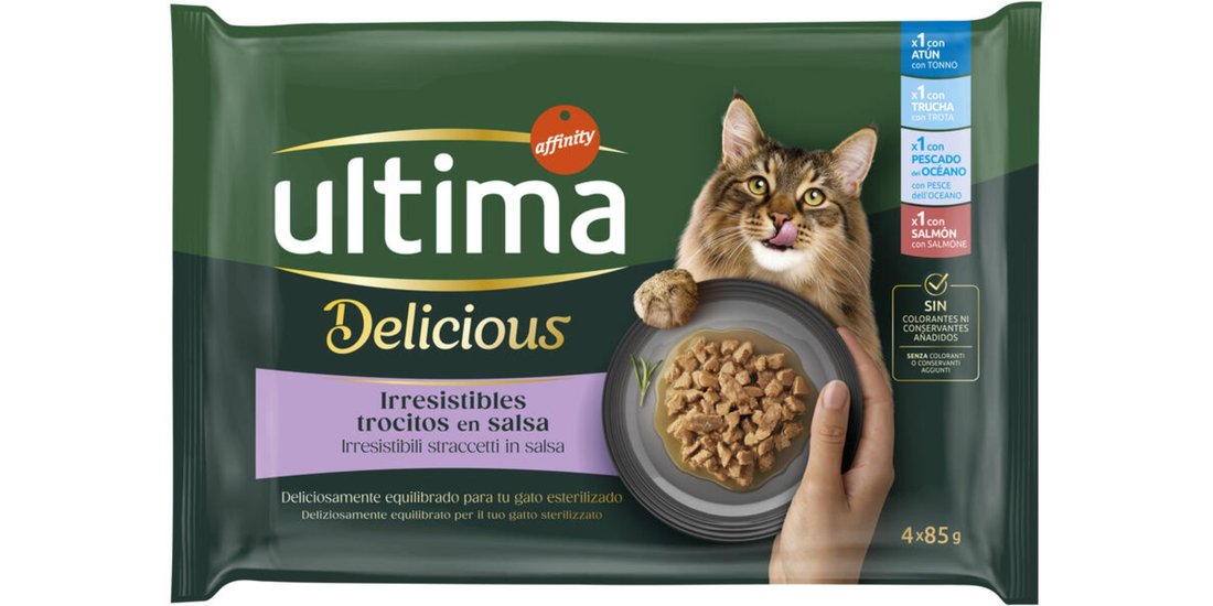 38 + 10 gratis! 48 x 85 g Ultima Cat – Sterilized…