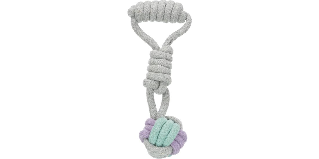 Gioco per cani Trixie Junior Palla con corda – …
