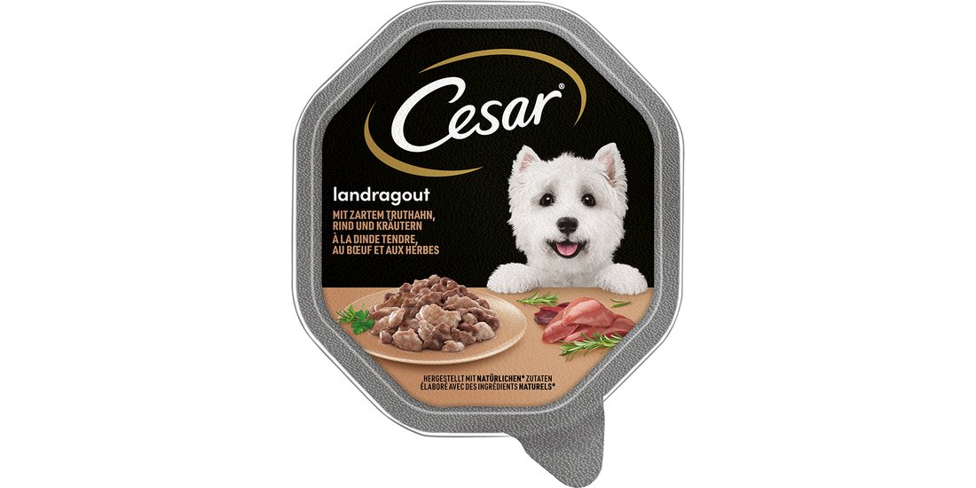 Cesar Vaschette 14 x 150 g umido cane – Ricette…