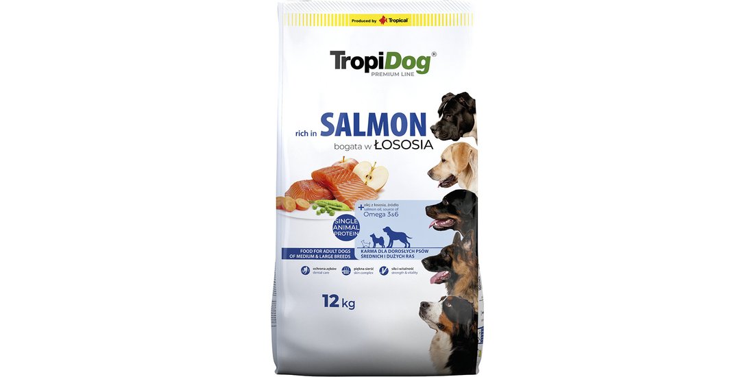 Tropidog Premium Adult Medium/Large Salmone Crocchette…
