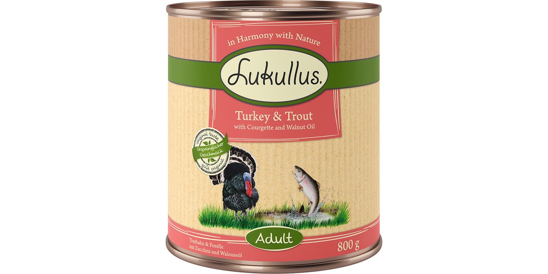 Lukullus Adult senza cereali 6 x 800 g – NOVITÀ…