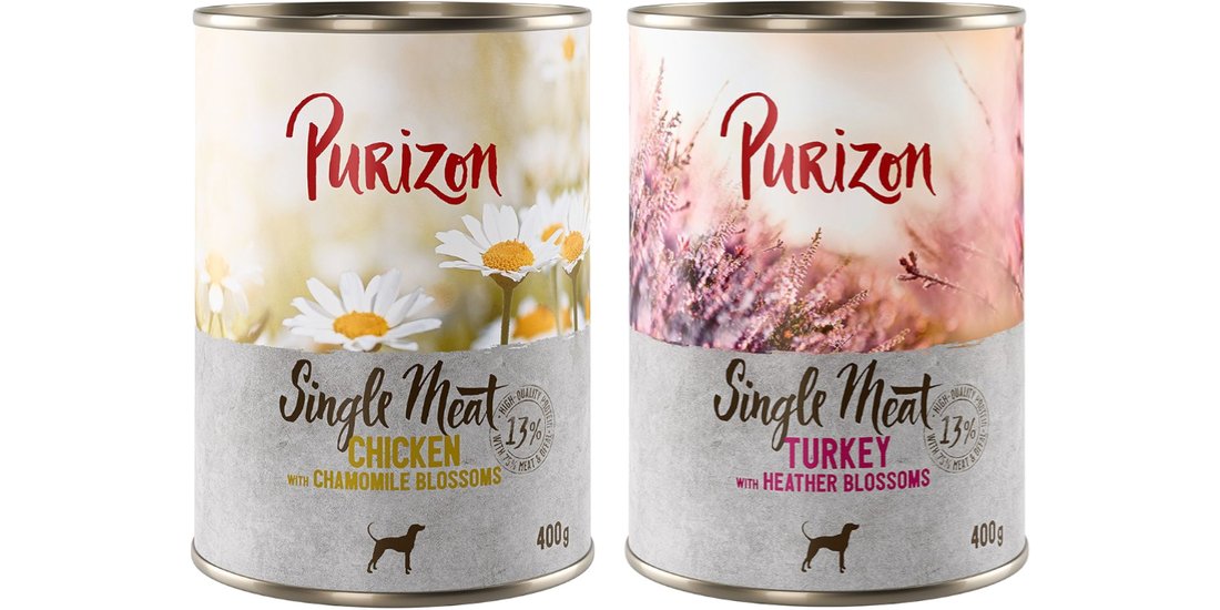 Purizon Single Meat 12 x 400 g – Mix: 6x Pollo…