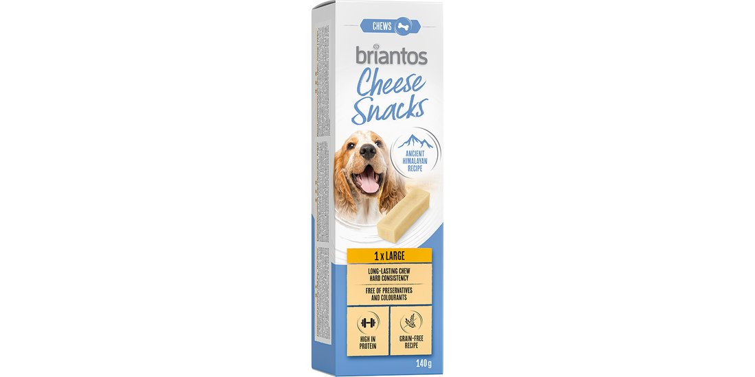 Briantos Cheese Snack per cane – Set %: 2 x 140…