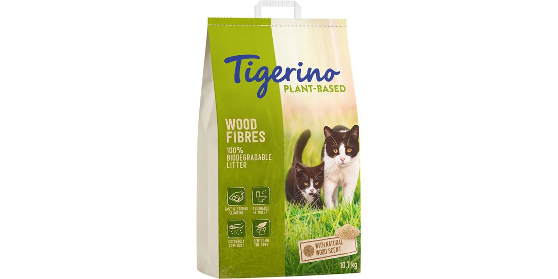 Lettiera Tigerino Plant-Based Fibre di legno – …