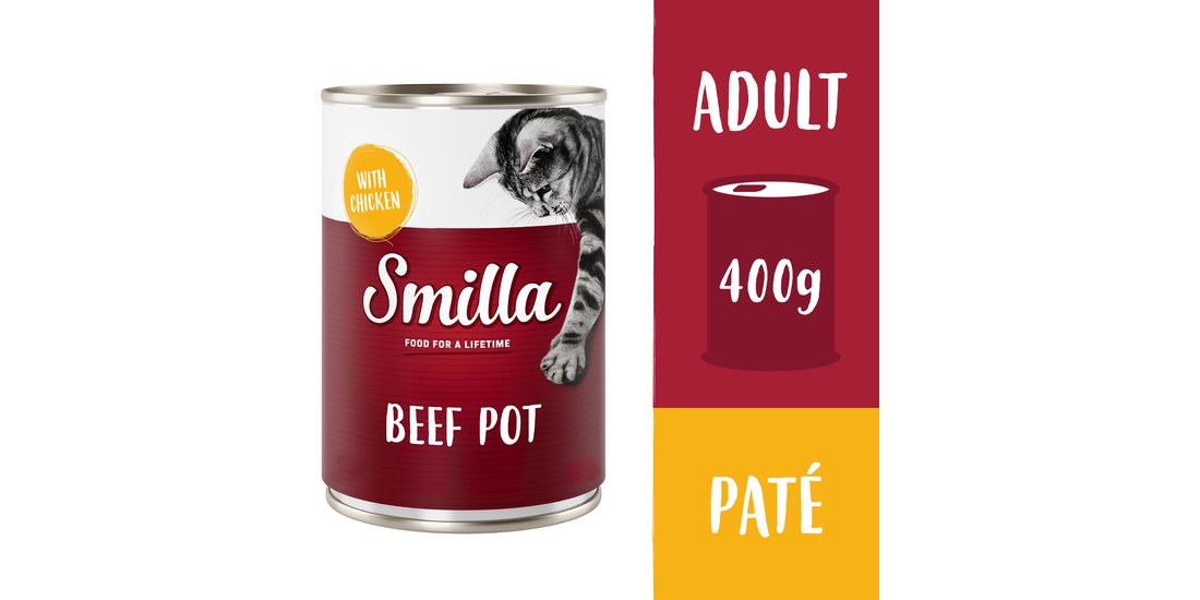 Smilla Delizie al Manzo 24 x 400 g umido gatto…