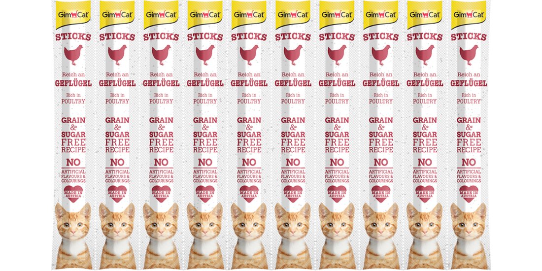 GimCat Stick Snack per gatti – Set %: 3 x 10 …