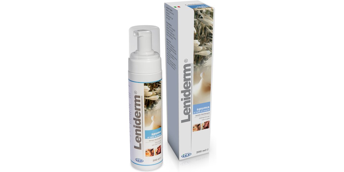 Spuma detergente Leniderm – 200 ml