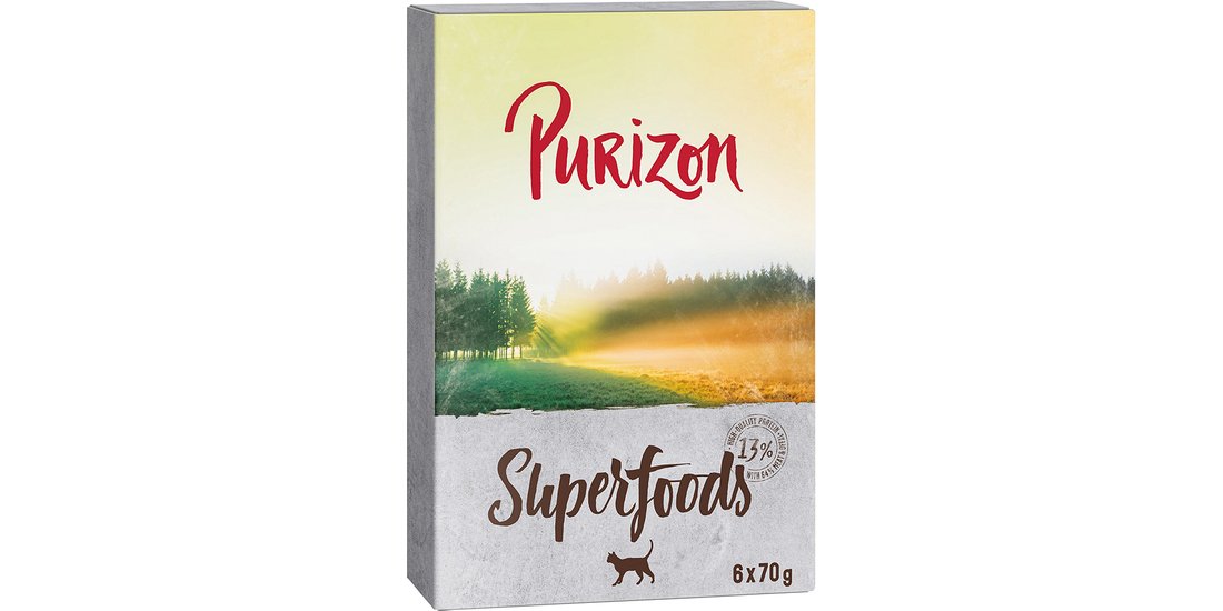 Purizon Superfoods 6 x 70 g – Mix: 2x Pollo 2x…