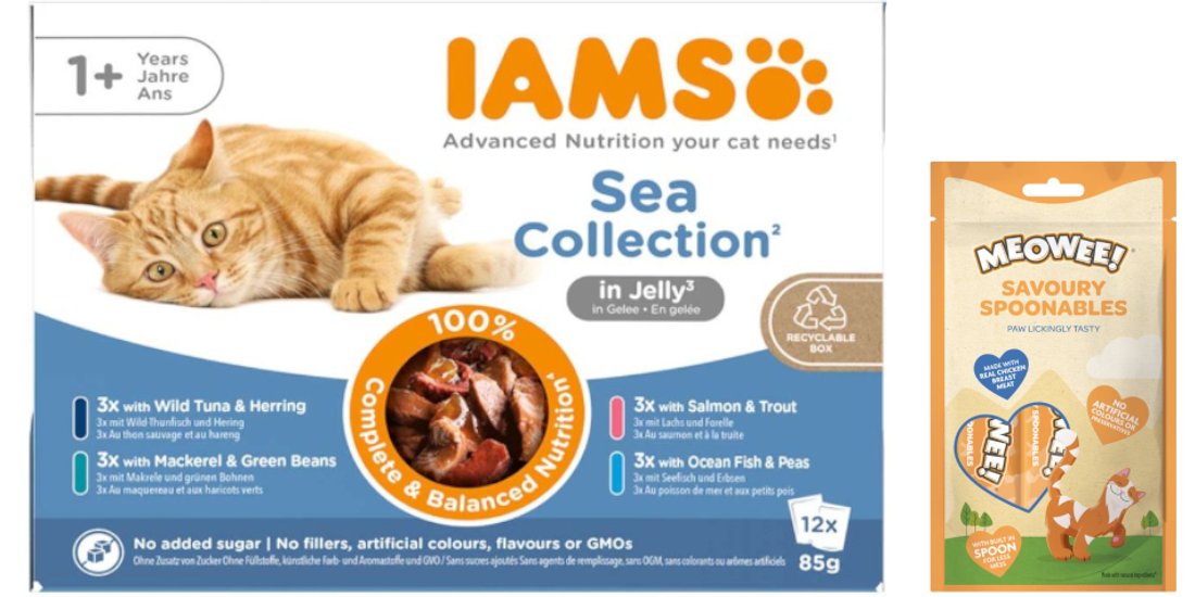 12 x 85 g IAMS Advanced Nutrition + 8 x 14 g …