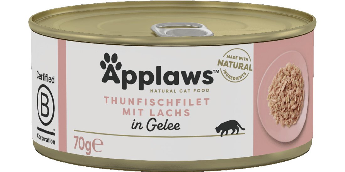 Applaws in Jelly 6 x 70 g – Tonno con Salmone