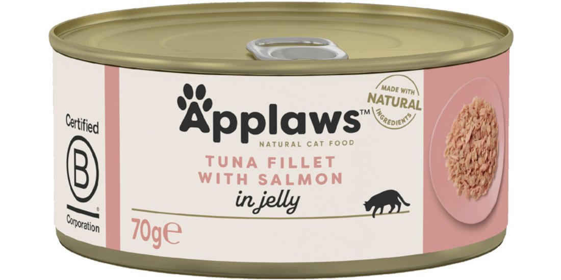 Applaws in Jelly 6 x 70 g – Tonno con Salmone