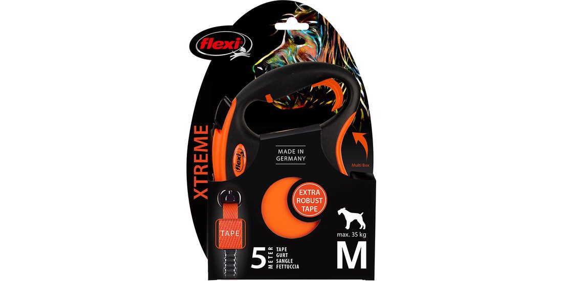 Guinzaglio avvolgibile a fettuccia flexi Xtreme…